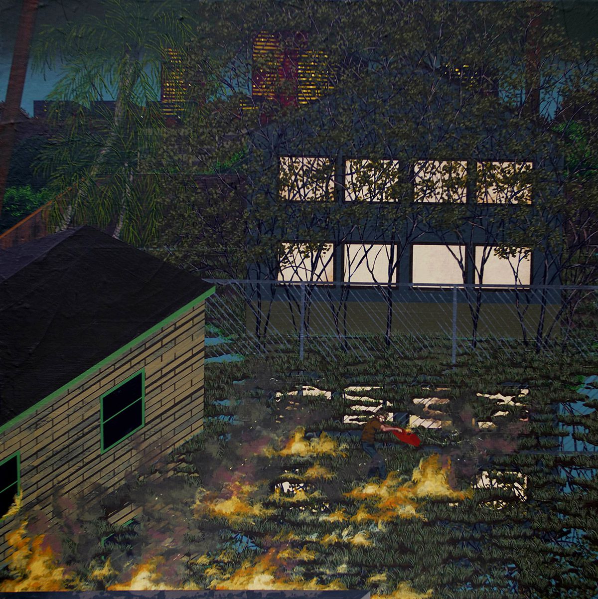 Beautiful Flooding Cityscape Paintings By Thomas Deaton 12