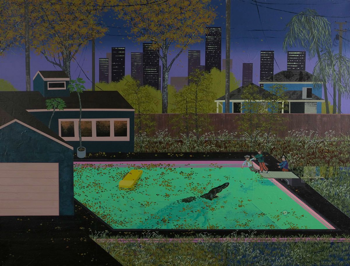 Beautiful Flooding Cityscape Paintings By Thomas Deaton 5