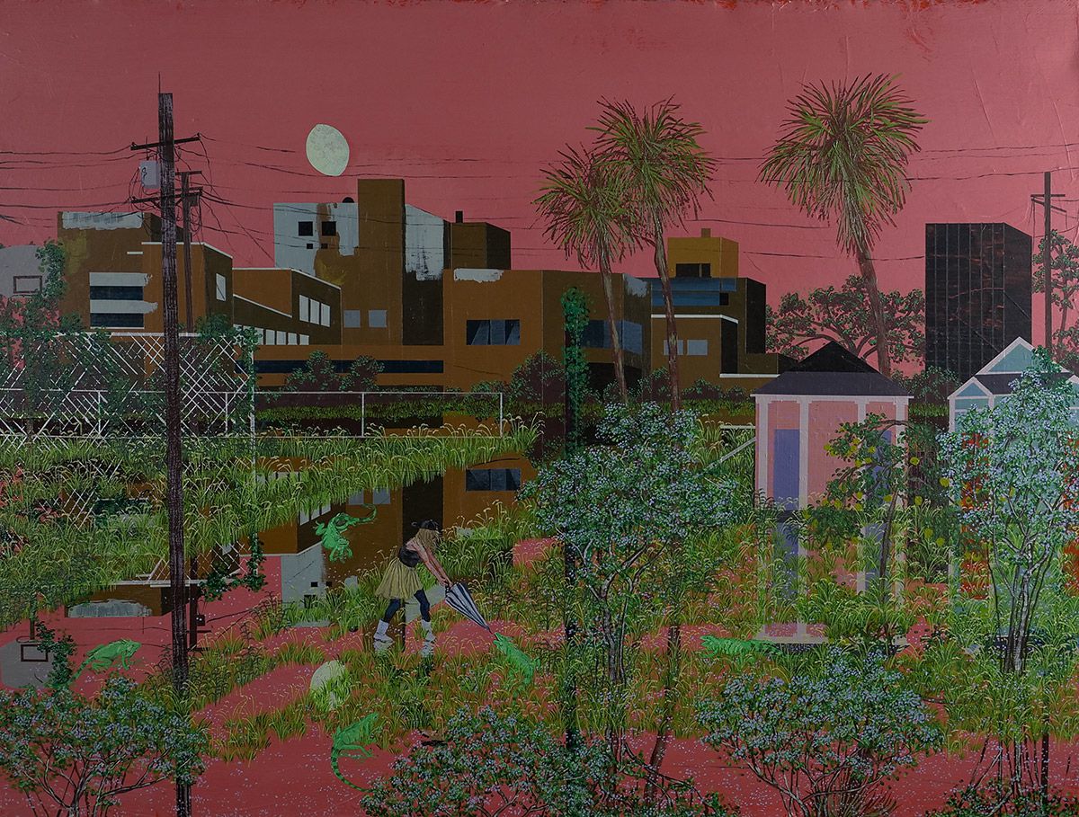 Beautiful Flooding Cityscape Paintings By Thomas Deaton 6