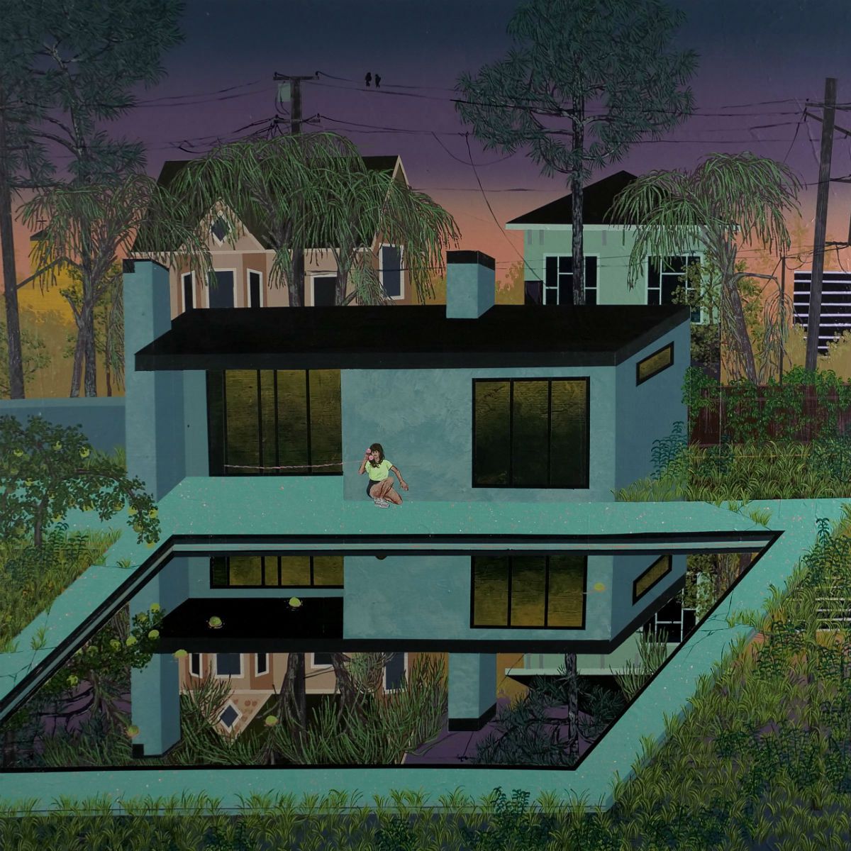 Beautiful Flooding Cityscape Paintings By Thomas Deaton 9