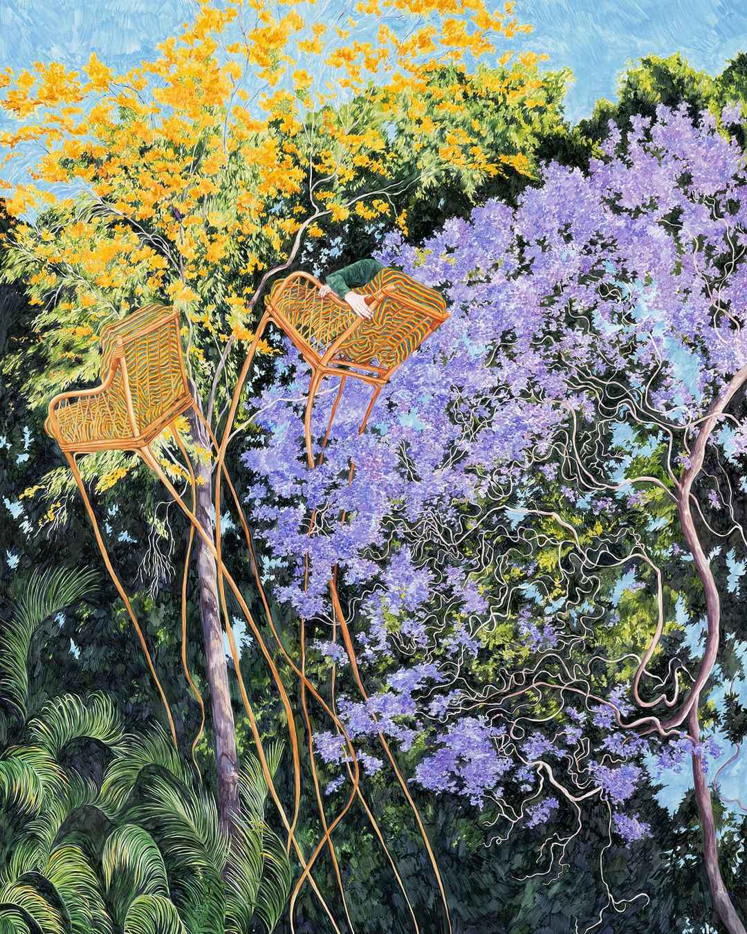 Energetic Paintings Full Of Patterns On Children Adventures By Monica Rohan 1