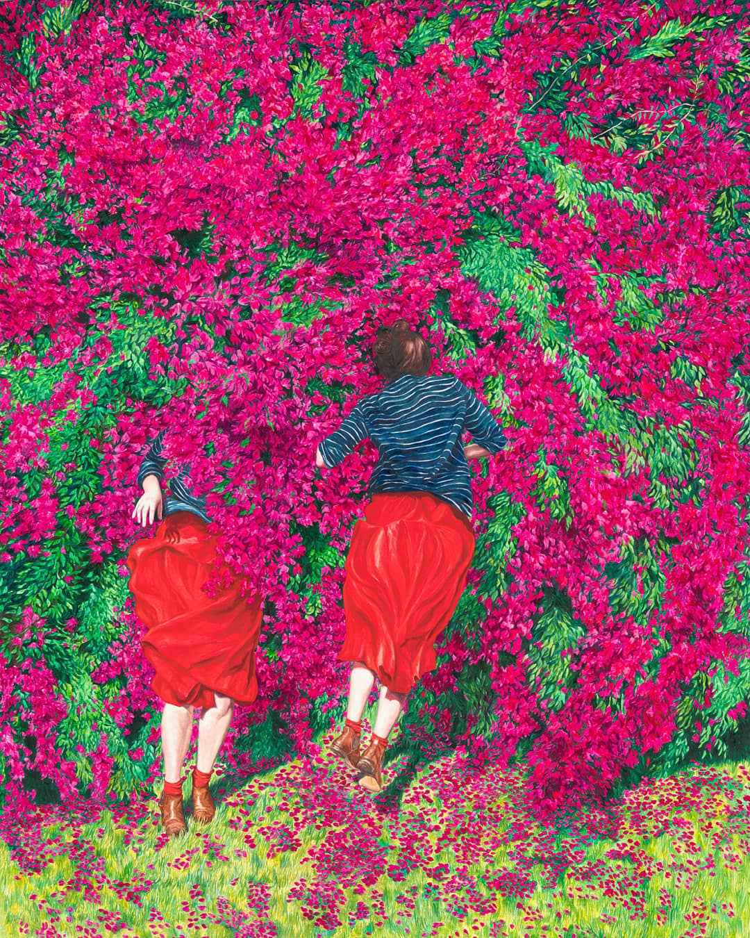 Energetic Paintings Full Of Patterns On Children Adventures By Monica Rohan 3