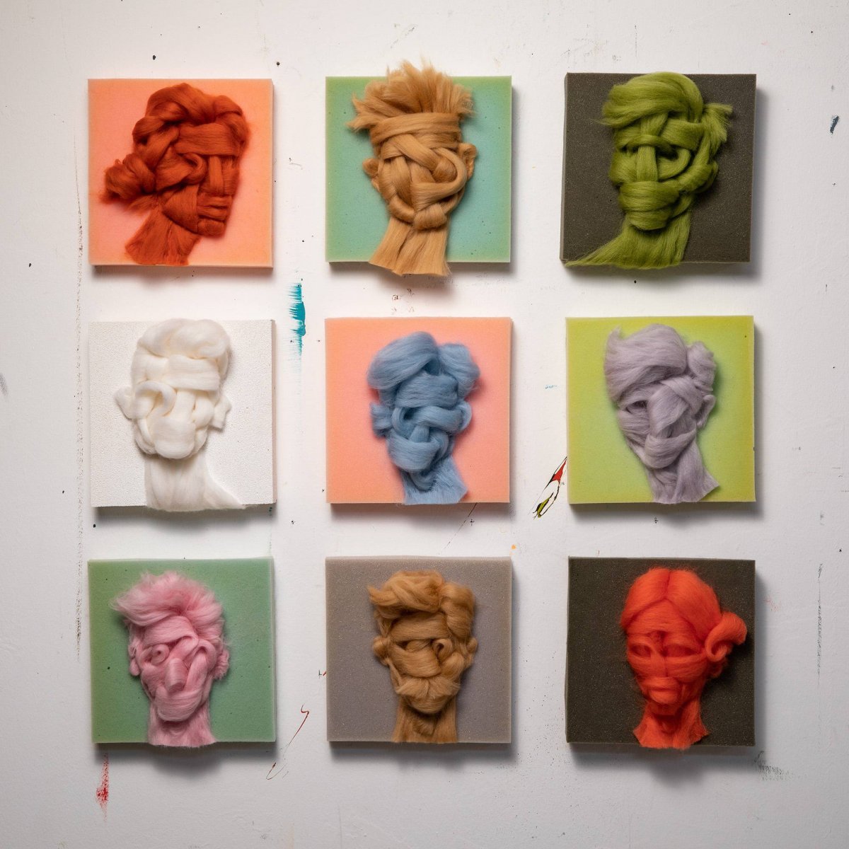 Expressive Sculptural Portraits Made Of Raw Wool By Salman Khoshroo 2