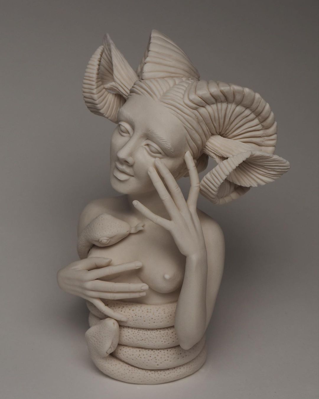 Fabulous Sculptures Of Human Animal Hybrids By Crystal Morey 7