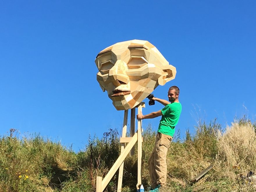 Giant Recycled Wood Sculptures Hidden In Copenhagens Green Spaces By Thomas Dambo 10