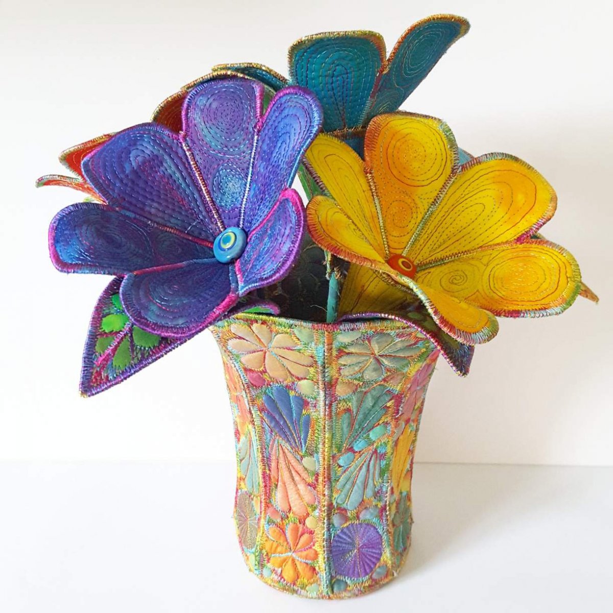 Gorgeously Patterned Textile Sculptures Of Household Objects By Sue Trevor 1