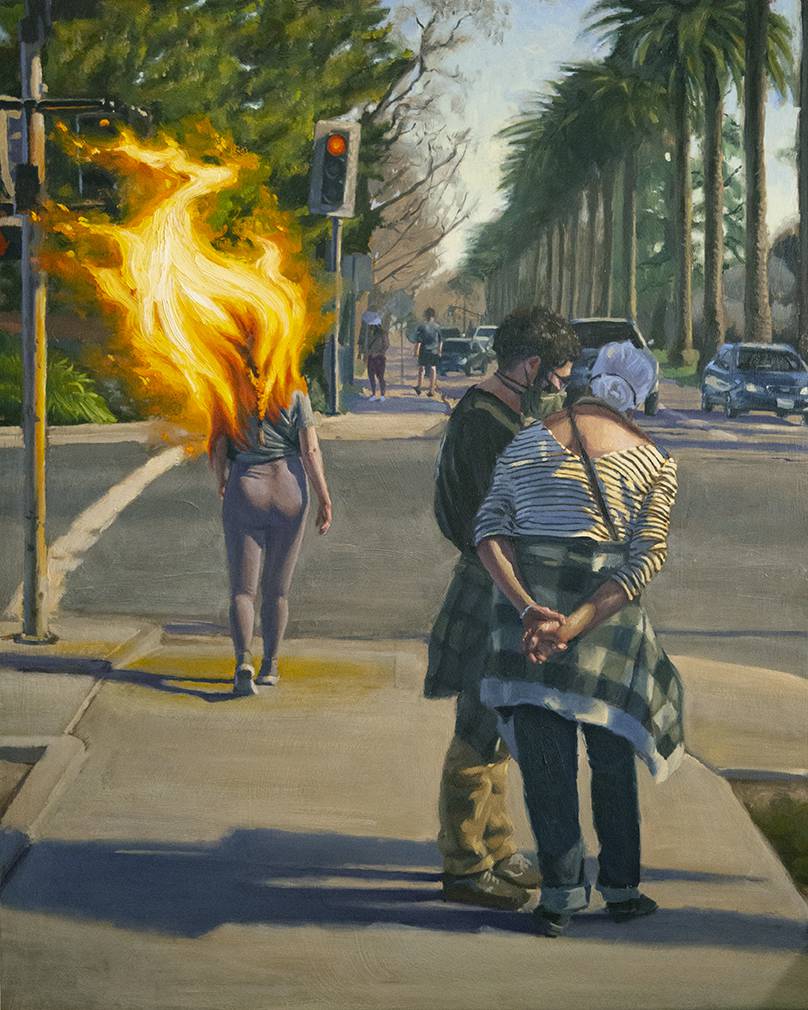 Minds On Fire Reflective Paintings By Rodney Thompson 3