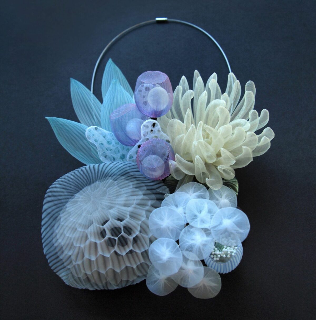 Absolutely Stunning Translucent Textile Sculptures In The Shape Of Organisms And Common Objects By Mariko Kusumoto 4