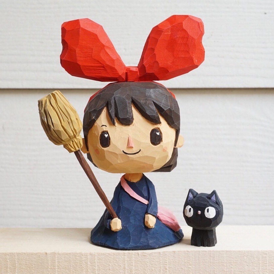 Adorable Cartoon Characters Made From Wood By Parn Aniwat 1