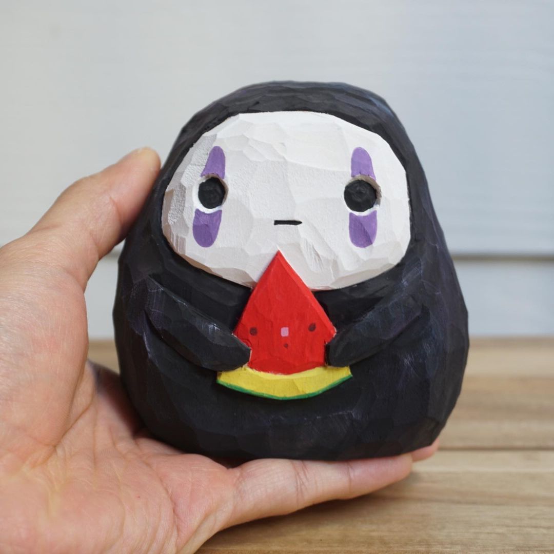 Adorable Cartoon Characters Made From Wood By Parn Aniwat 2