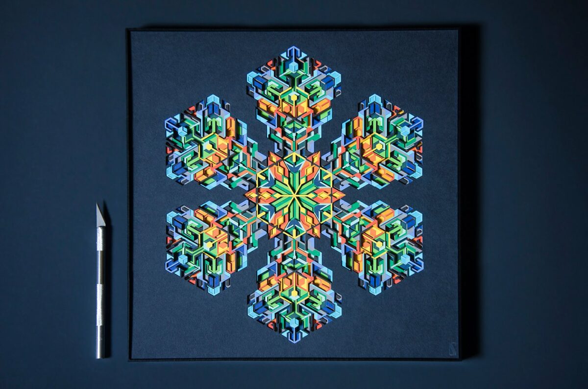 Crystal Bloom Stunning Paper Cuttings By Zubin Jhaveri Fusion