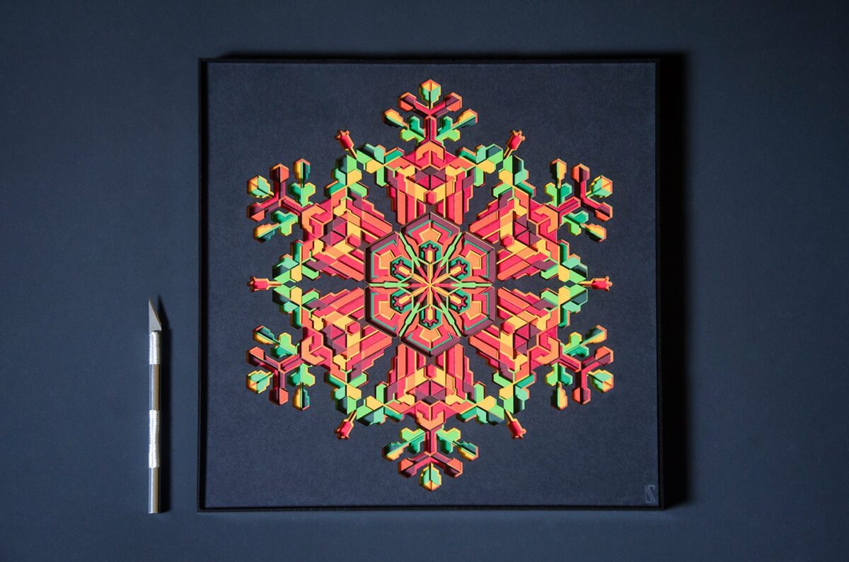 Crystal Bloom Stunning Paper Cuttings By Zubin Jhaveri Hibiscus