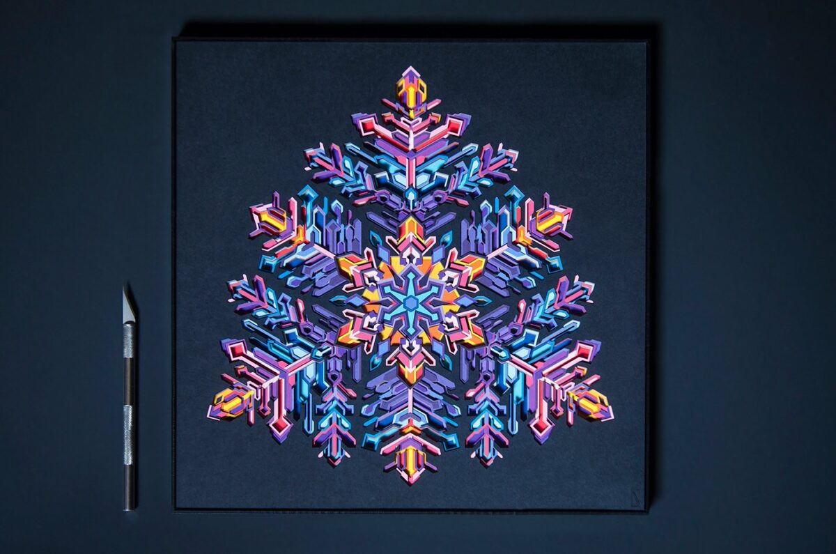 Crystal Bloom Stunning Paper Cuttings By Zubin Jhaveri Thunderstorm
