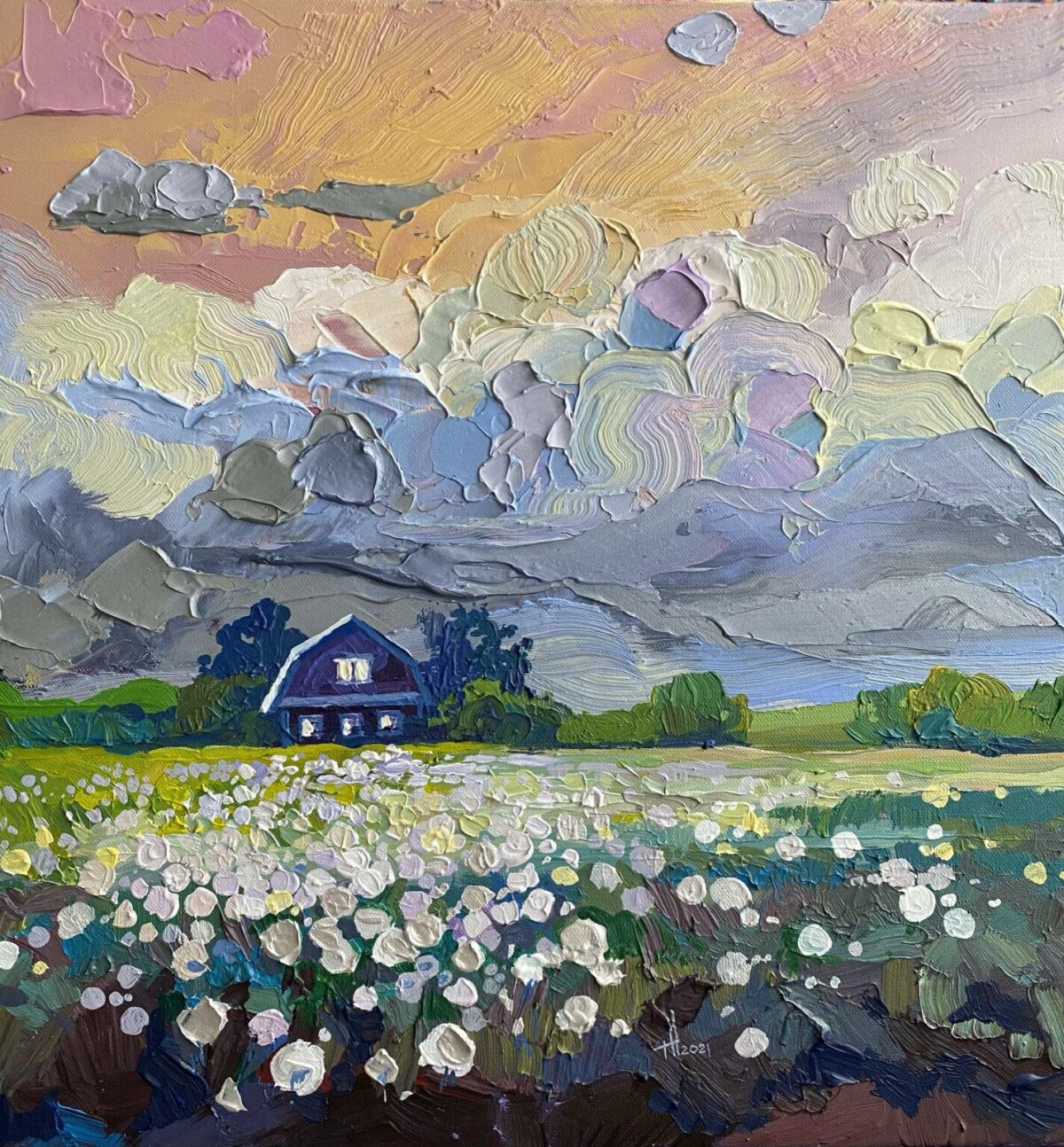 Dreamy And Exuberant Impressionist Paintings By Anastasia Trusova 4