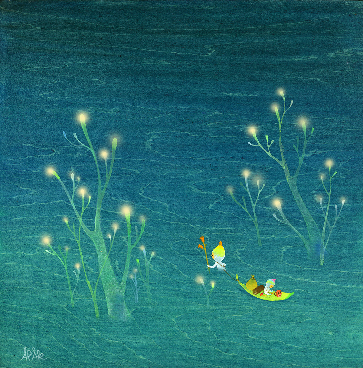 Magical Illustrative Paintings By Apak Studio 1