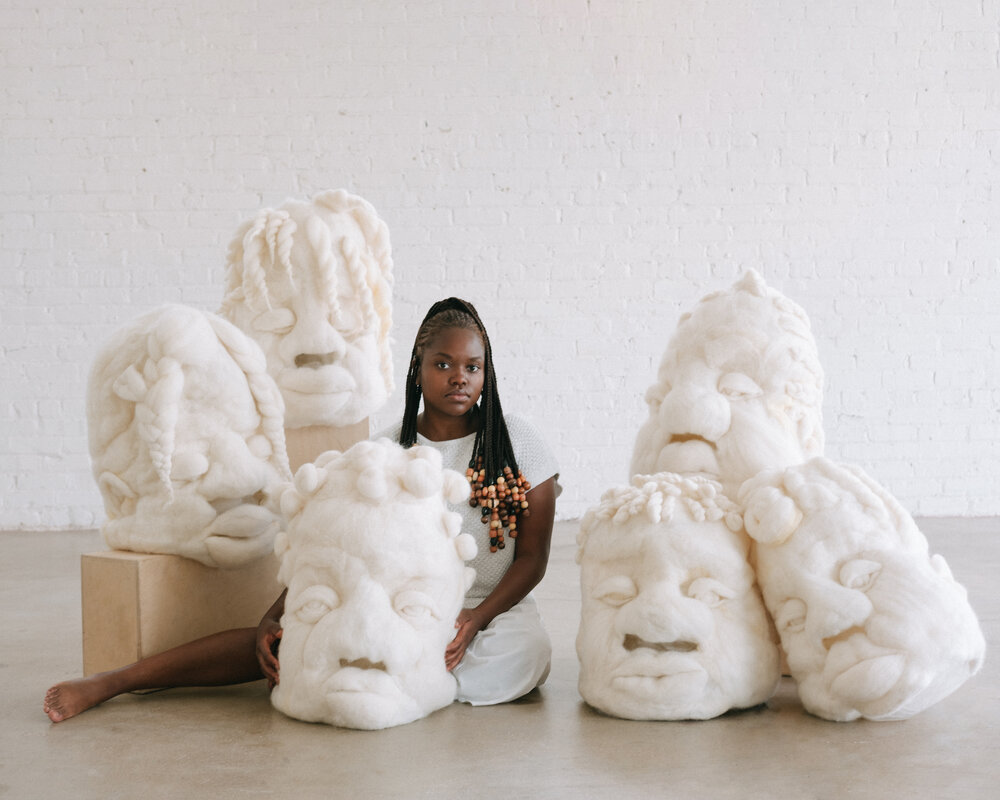 Memories Of Blackness Wonderful Figurative Wool Sculptures By Nastassja Swift 9