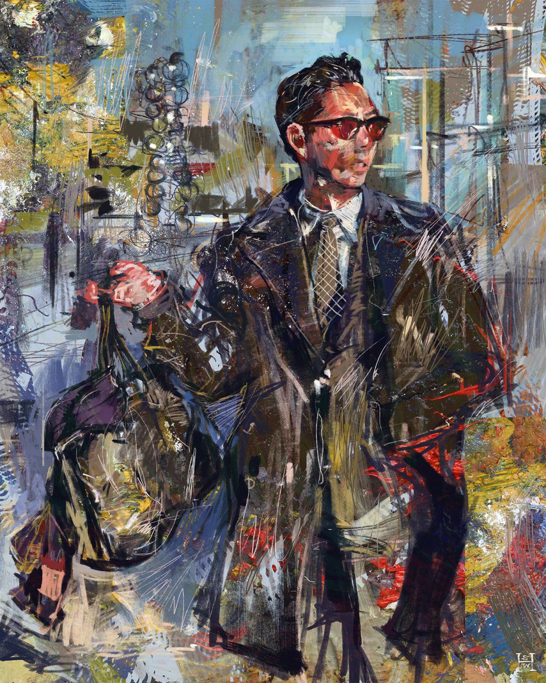 Neo Impressionist Mens Fashion Illustrations By Seungwon Hong 13