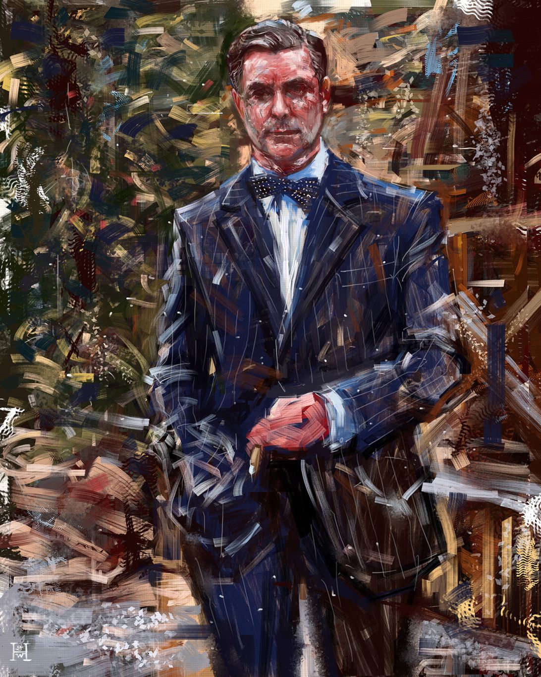 Neo Impressionist Mens Fashion Illustrations By Seungwon Hong 2