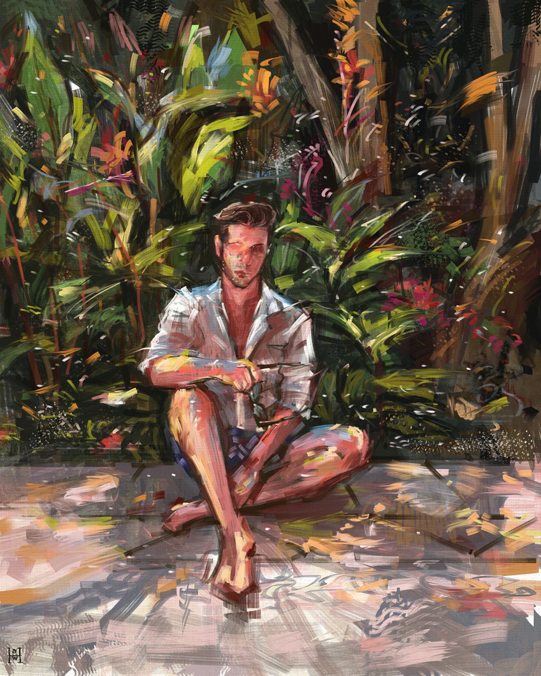 Neo Impressionist Mens Fashion Illustrations By Seungwon Hong 8