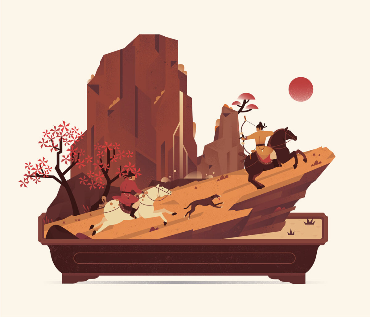 A Year Of Joy In Tang Dynasty Marvelous Illustration Series By Koma Zhang 3