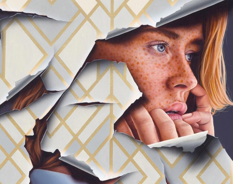 Absolutely Stunning Figurative Paintings With Peeling And Cracking Effects By James Bullough 19