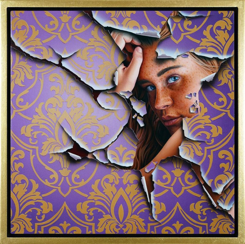 Absolutely Stunning Figurative Paintings With Peeling And Cracking Effects By James Bullough 7