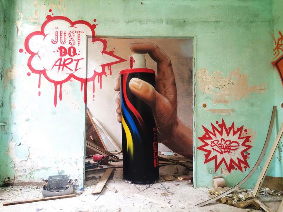 Amazing graffiti with three-dimensional optical illusion by Jeaze Oner 11