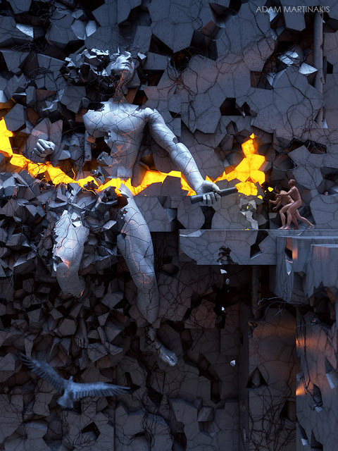 Amazing Surrealist Digital Sculptures By Adam Martinakis 21