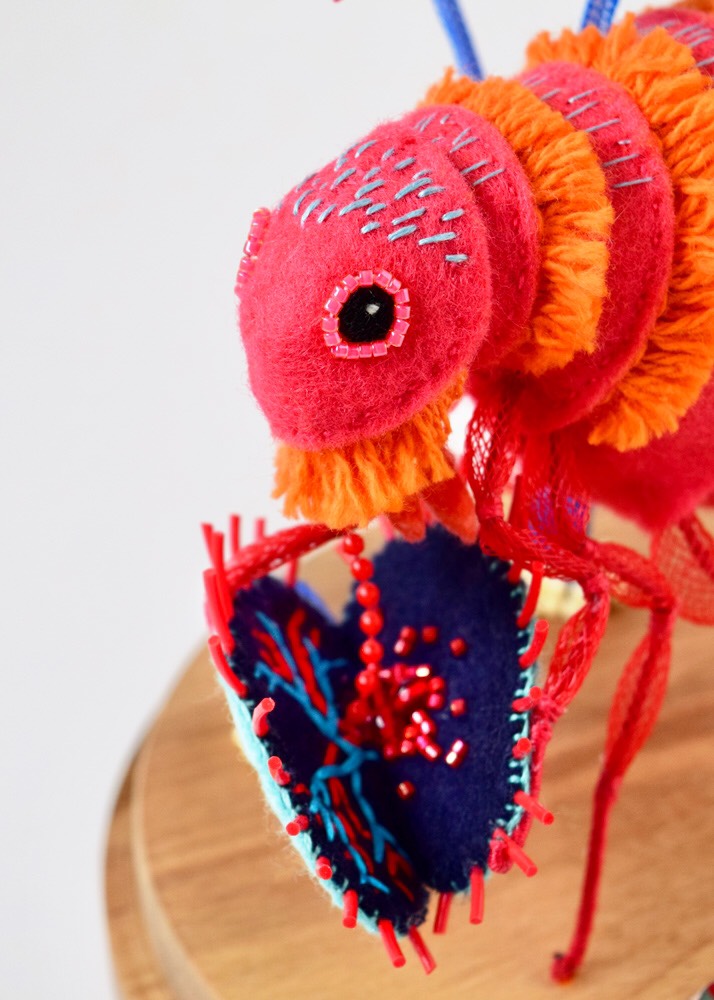 Beautiful And Bizarre Insect Plush Sculptures By Hine Mizushima 4