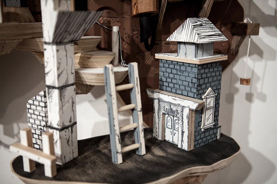 Extraordinary Cities Made From A Combination Of Drawings And Sculptures By Luke Osullivan 12