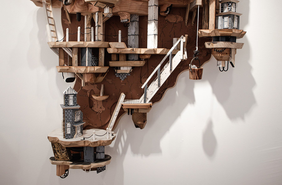 Extraordinary Cities Made From A Combination Of Drawings And Sculptures By Luke Osullivan 26