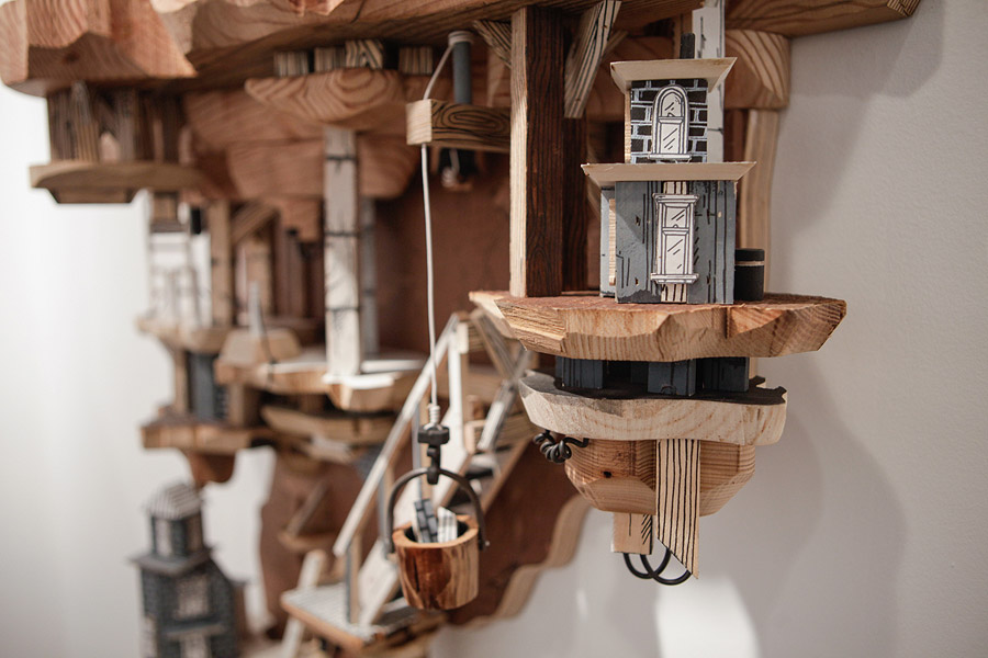 Extraordinary Cities Made From A Combination Of Drawings And Sculptures By Luke Osullivan 27