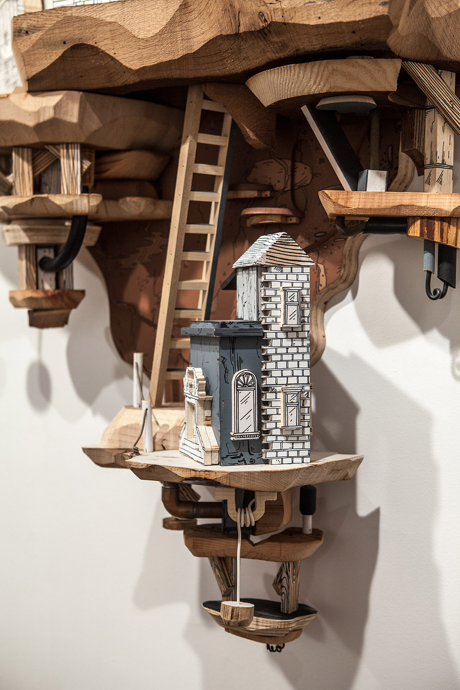 Extraordinary Cities Made From A Combination Of Drawings And Sculptures By Luke Osullivan 3