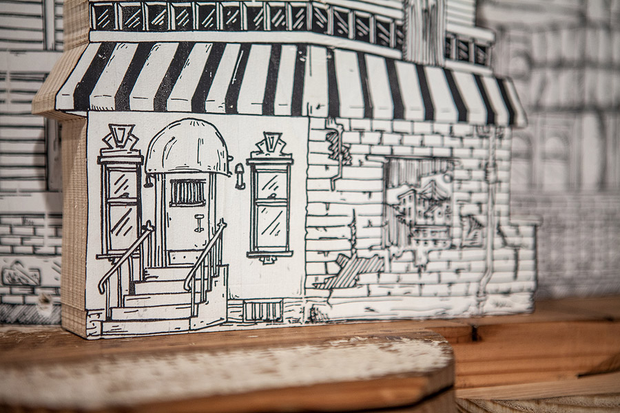 Extraordinary Cities Made From A Combination Of Drawings And Sculptures By Luke Osullivan 35