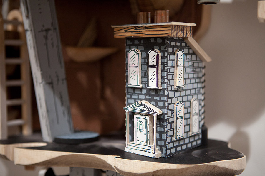 Extraordinary Cities Made From A Combination Of Drawings And Sculptures By Luke Osullivan 39