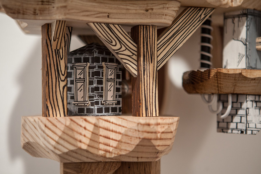 Extraordinary Cities Made From A Combination Of Drawings And Sculptures By Luke Osullivan 6