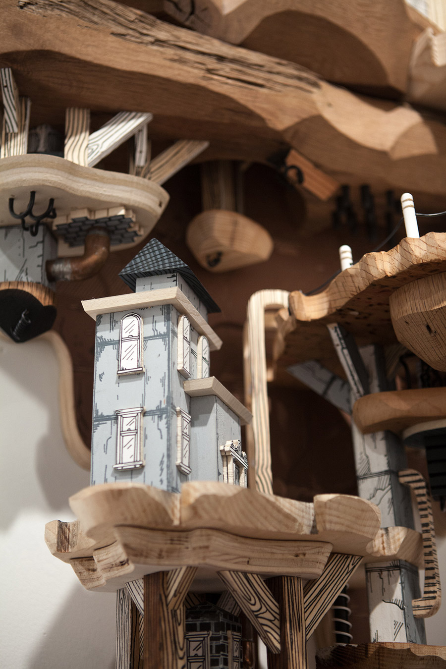 Extraordinary Cities Made From A Combination Of Drawings And Sculptures By Luke Osullivan 7