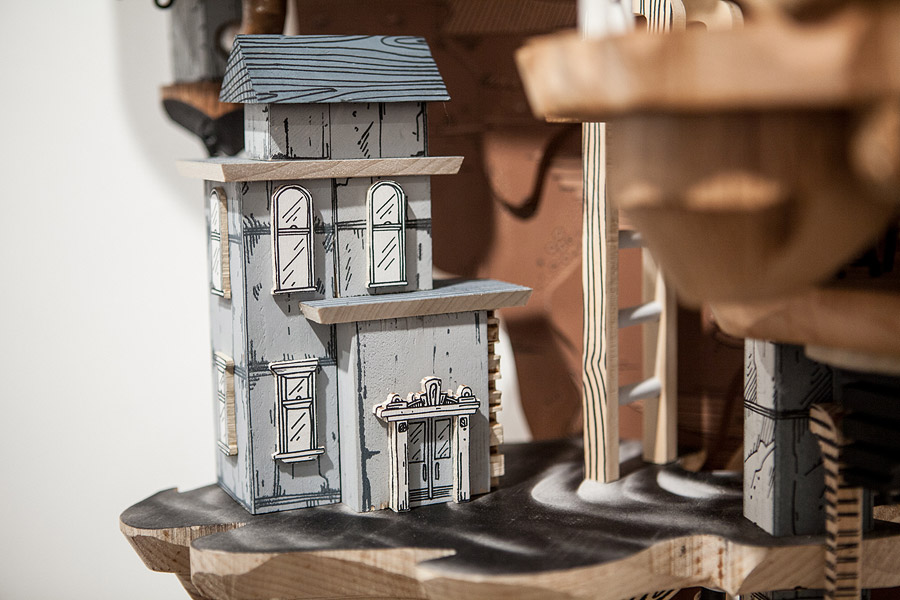 Extraordinary Cities Made From A Combination Of Drawings And Sculptures By Luke Osullivan 8