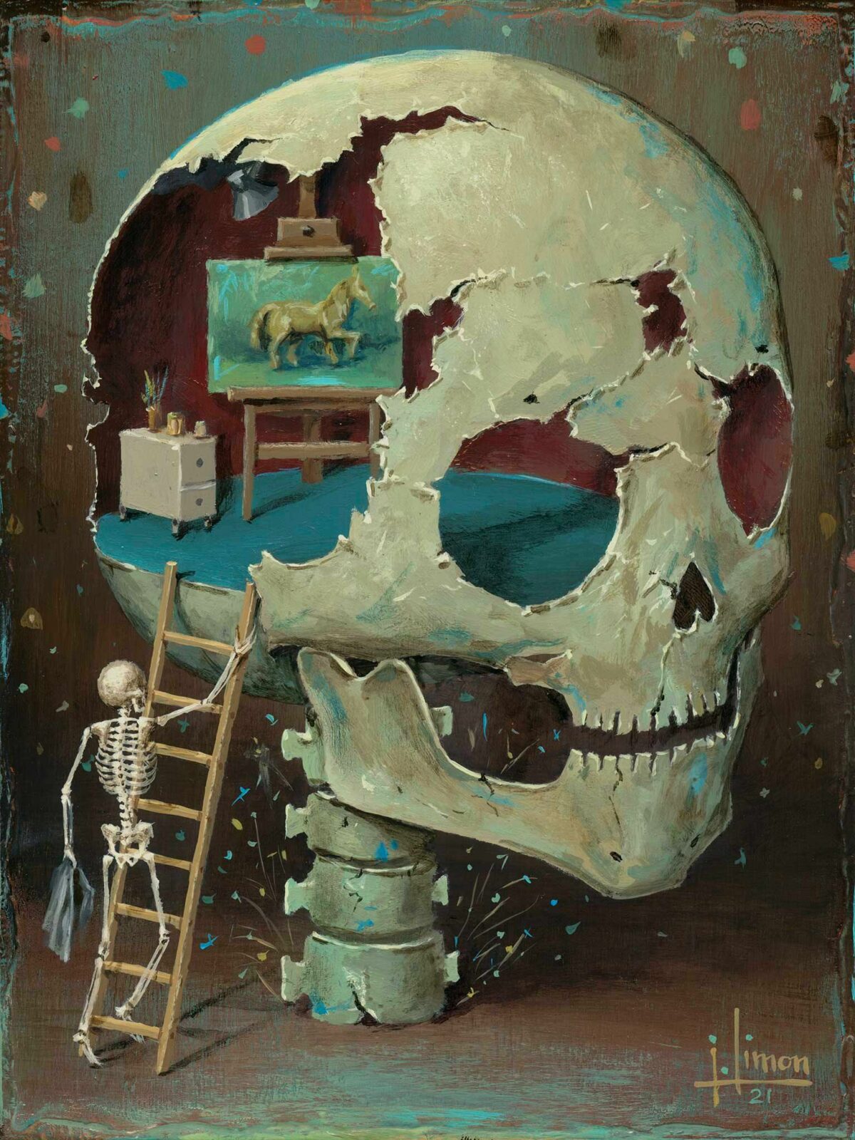 Fragments A Haunting Painting Series By Jason Limon 18