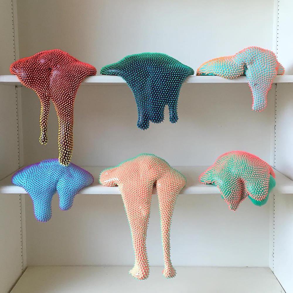 Incredible Drip Blob And Squish Multi Colored Sculptures By Dan Lam 8