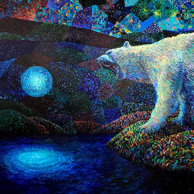 New Ultra Colored Impressionist Paintings By Iris Scott 2