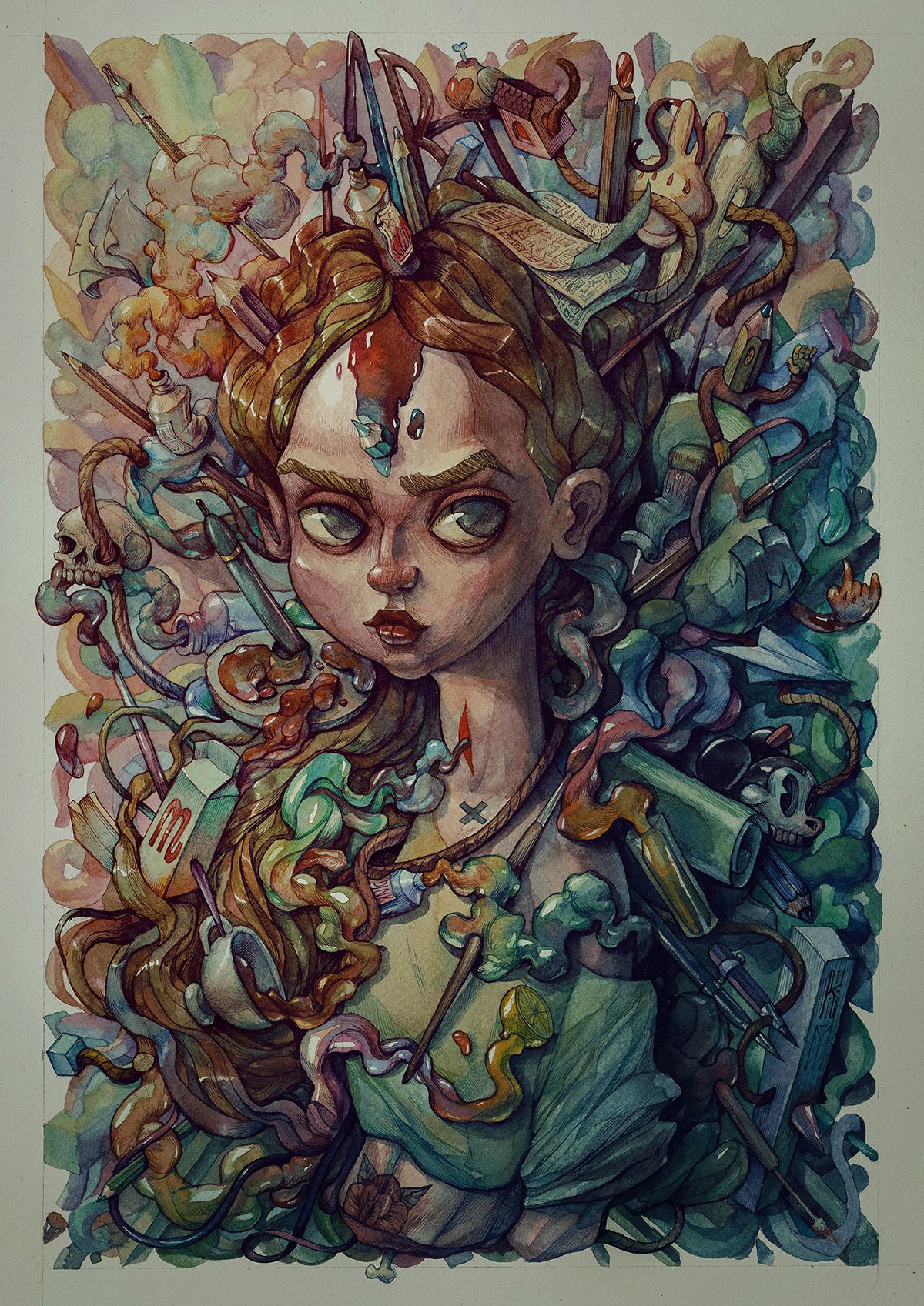 The Enchanting And Haunting Illustrations Of Marija Tiurina 17