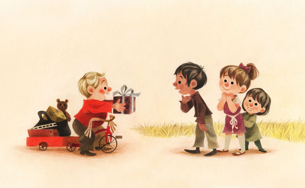 When Santa Was A Baby Beautiful Illustration Series By Genevieve Godbout 2