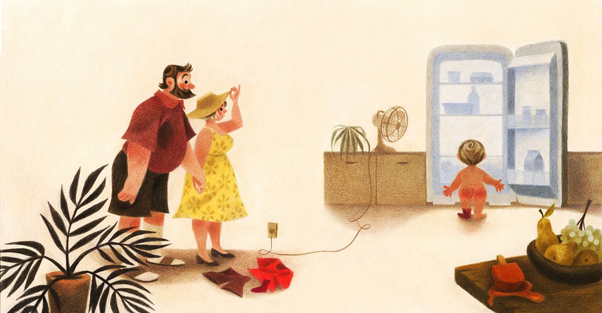 When Santa Was A Baby Beautiful Illustration Series By Genevieve Godbout 5