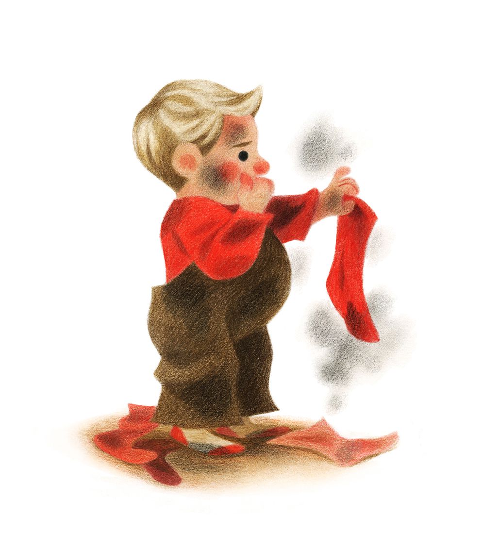 When Santa Was A Baby Beautiful Illustration Series By Genevieve Godbout 6