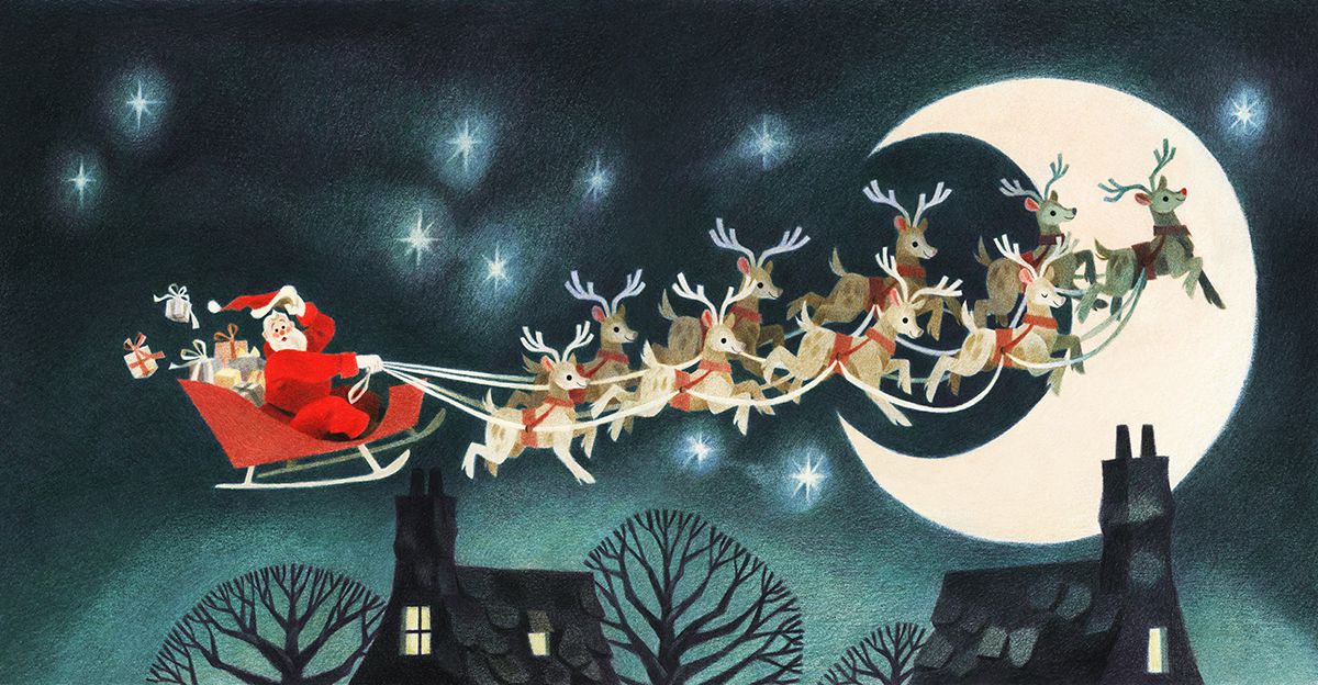 When Santa Was A Baby Beautiful Illustration Series By Genevieve Godbout 7