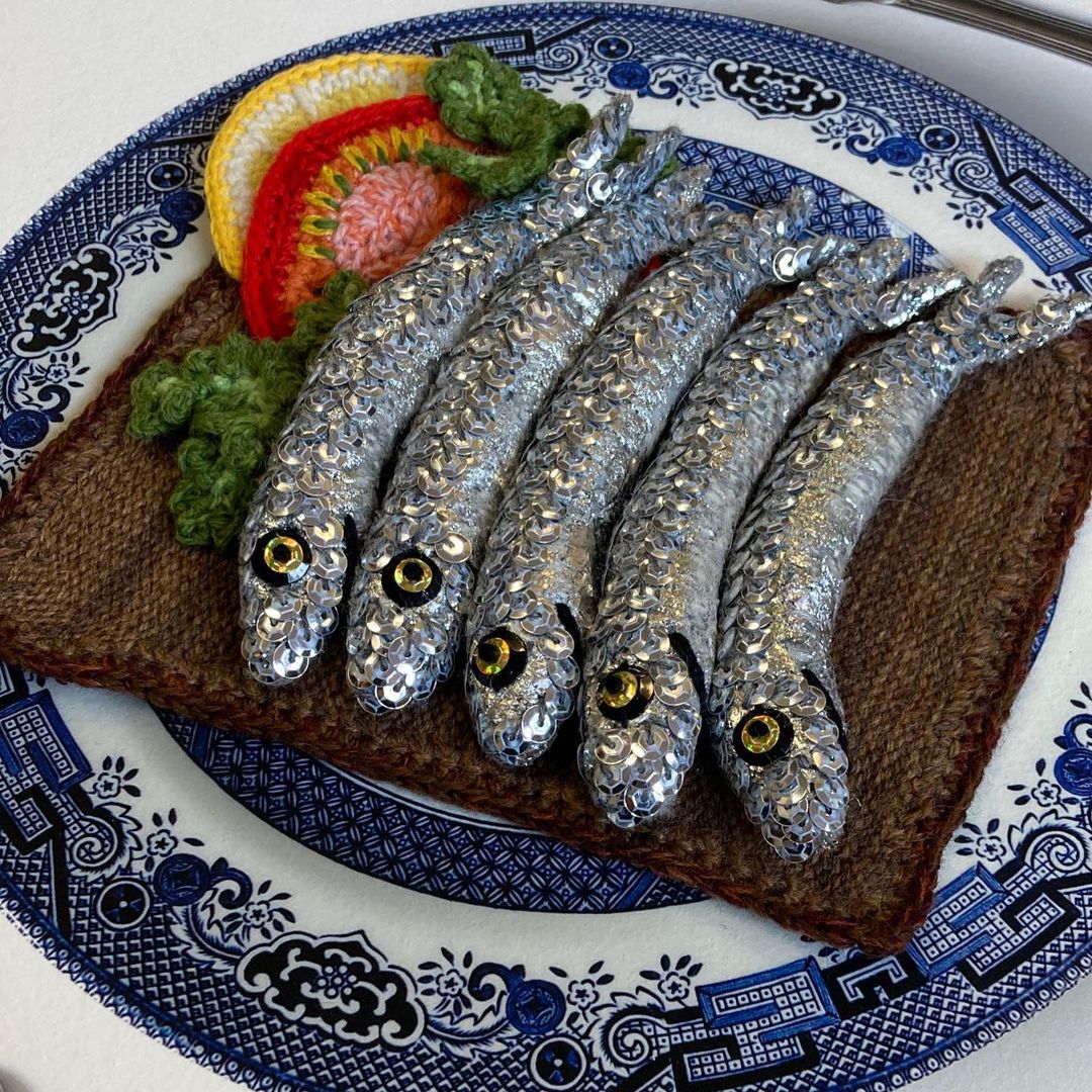 Amusing Seafood Textile Sculptures By Kate Jenkins 12