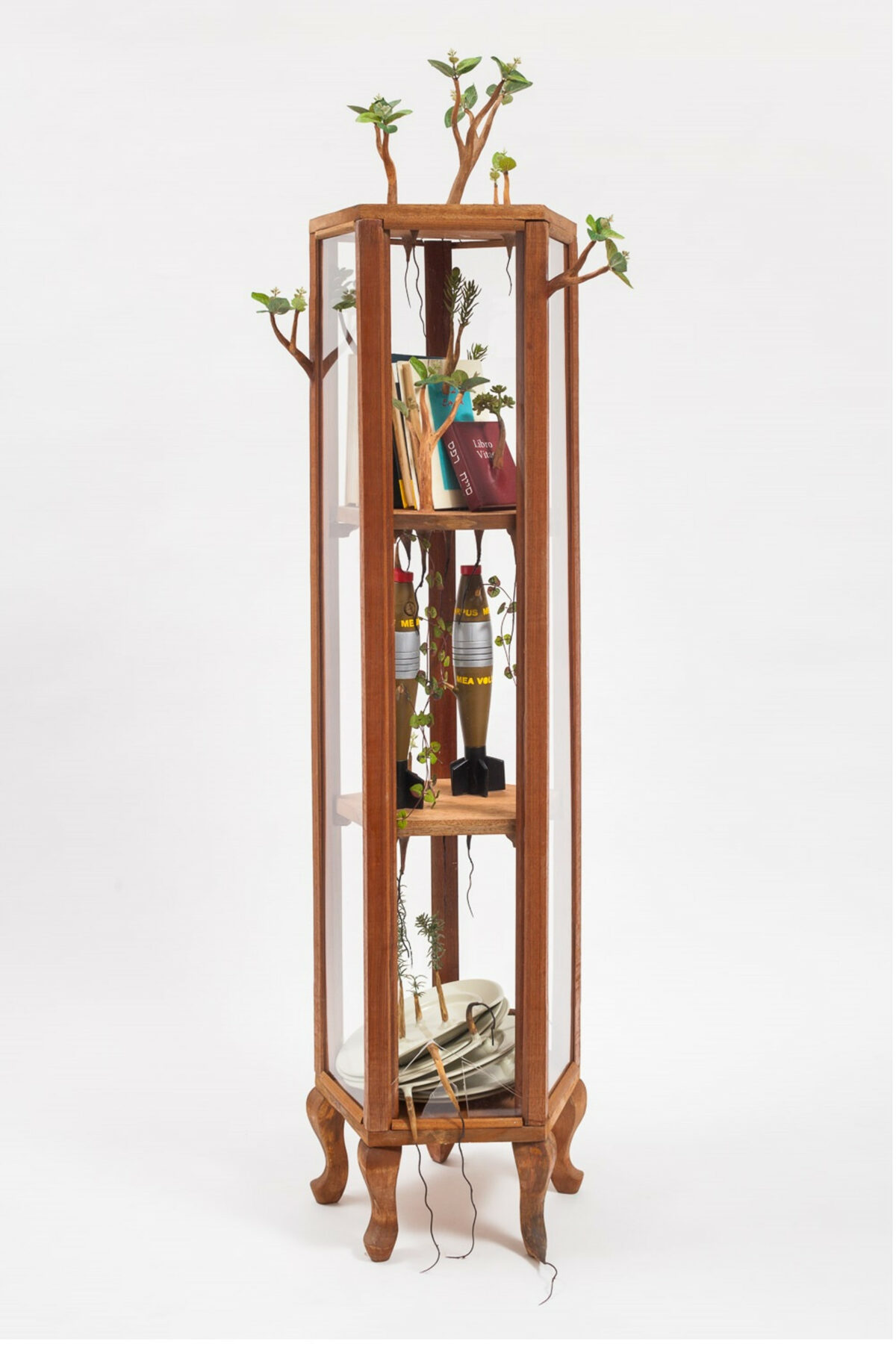 Art And Nature Humorous Wooden Sculptures With Sprouted Wooden Limbs By Camille Kachani 13