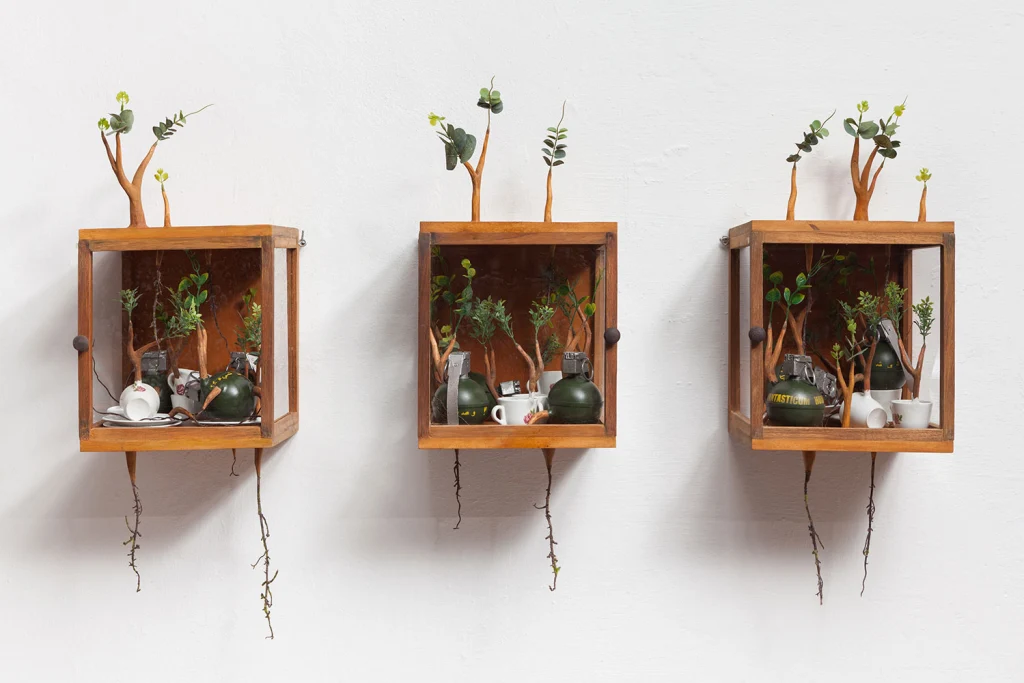 Art And Nature Humorous Wooden Sculptures With Sprouted Wooden Limbs By Camille Kachani 2