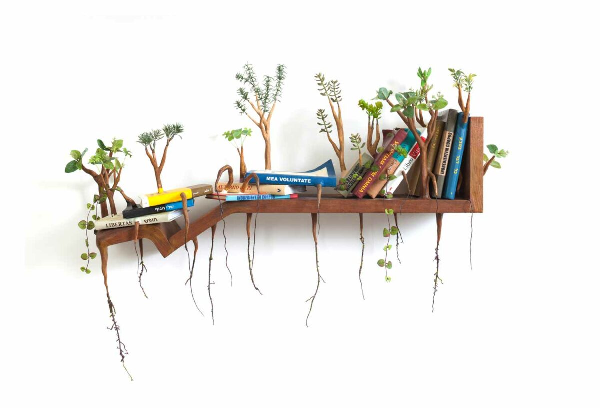 Art And Nature Humorous Wooden Sculptures With Sprouted Wooden Limbs By Camille Kachani 6